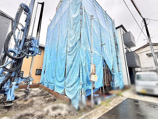 【現地外観写真】5号棟 ■暮らしを彩る充実した設備仕様が備わった住まい