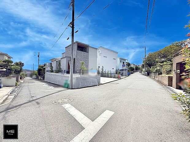 【前面道路含む現地写真】■新しい住まい、街の新しい風景
