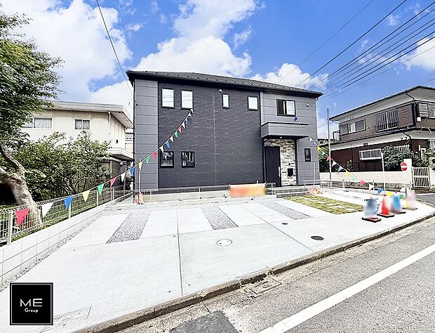 【現地外観写真】1号棟 ■家族みんなが笑顔で過ごせる、安心感のある住まい