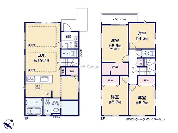 【4LDK】1号棟