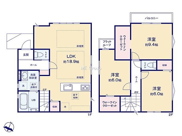 【3LDK】2号棟