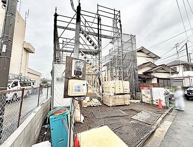 【現地外観写真】1号棟 ■家族みんなが笑顔で過ごせる、安心感のある住まい