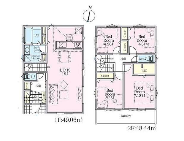 【4LDK】1号棟  