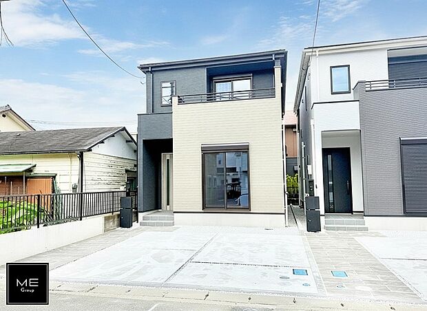 【現地外観写真】1号棟 ■家族みんなが笑顔で過ごせる、安心感のある住まい