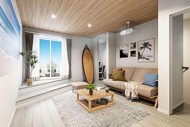 建物プラン例(屋上庭園のある家)
総額(土地+建物+外構)5280万円