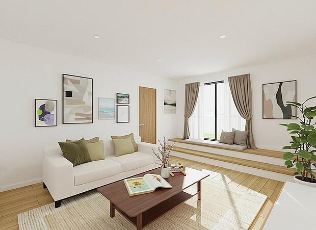 【暮らしの可能性が広がる3階居室※イメージパース】■3階にはプライベートなスイート空間。そのまま一歩外に出れば、誰にも邪魔されない日常をリゾートに変える非日常空間が広がります。