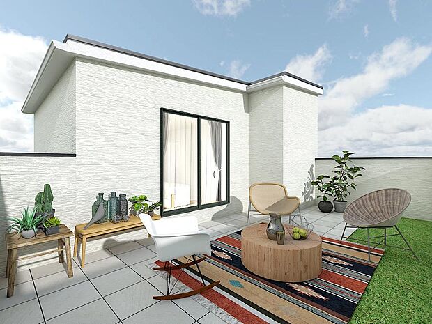 【屋上庭園(A)】※完成予想パース