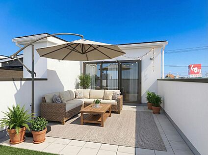 屋上庭園パース［B棟］