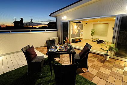 屋上庭園※施工例（B-C）