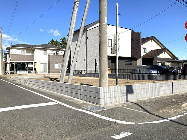 現地（2/28）　◎販売開始しました！この場所に、新しい住まいが誕生します！◎