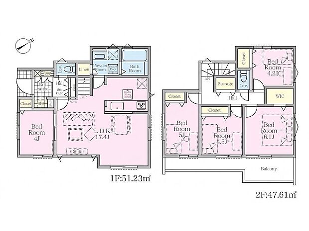 1号棟間取図
