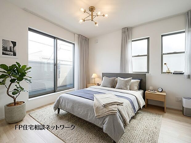 ■洋室■本画像はAIがCGで家具作成しており、実際の現地に家具は設置されておりません。また、販売価格に家具、小物等は含まれておりません。