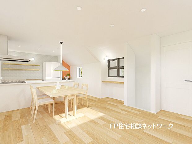 想像以上の質感が訪れる者の心を離さない。フローリング素材、窓の配置、壁面タイル、カラーバランス、どれをとってもワンランク上の仕上がり。