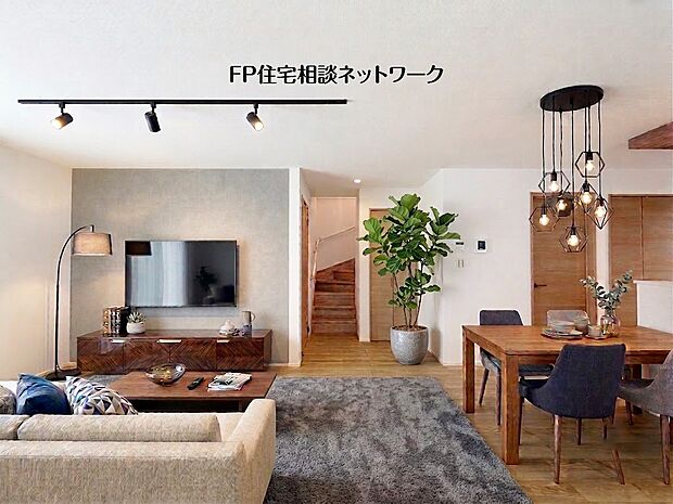 【リビング】■リビング■本画像はAIがCGで家具作成しており、実際の現地に家具は設置されておりません。また、販売価格に家具、小物等は含まれておりません。
