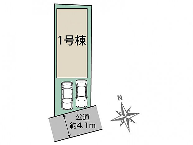 小郡市横隈1棟 区画図
