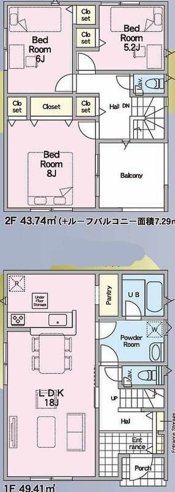(2号棟)、価格2190万円、3LDK、土地面積163.83m2、建物面積93.15m2