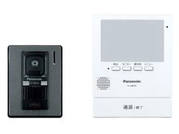 【モニター付きインターフォン】来客者が一目でわかるモニター付きのインターフォンでお子様も安心してお留守番ができます。