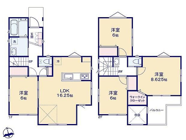 (47号棟)、価格2790万円、4LDK、土地面積120m2、建物面積101.02m2