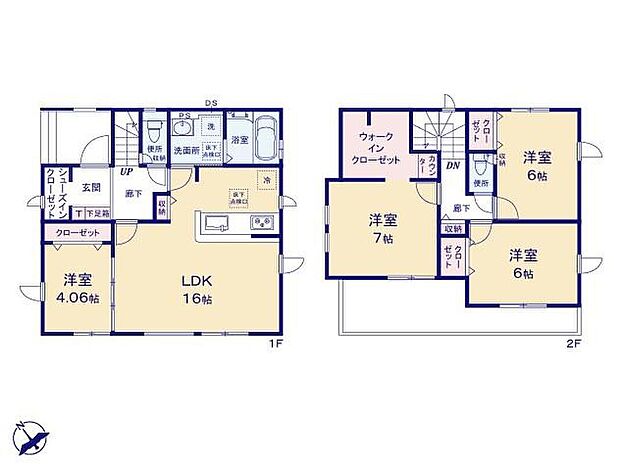 (1号棟)、価格4180万円、4LDK、土地面積123.38m2、建物面積99.16m2
