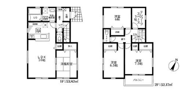 (1号棟)、価格4180万円、4LDK、土地面積130.83m2、建物面積105.99m2