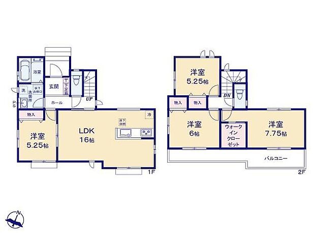 (A号棟)、価格3890万円、4LDK、土地面積135.5m2、建物面積95.23m2