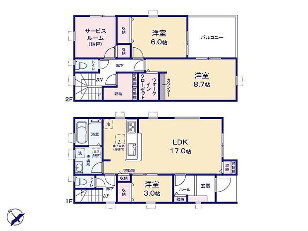 (1号棟)、価格3780万円、3LDK+S、土地面積102.61m2、建物面積100.61m2