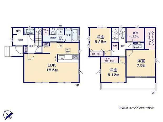 価格3779万円、3LDK+S、土地面積108.09m2、建物面積101.22m2