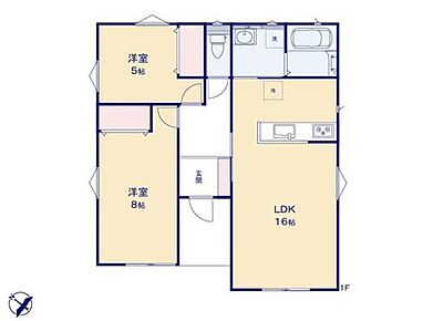 ◆ワンフロアで移動も楽々♪「平屋」プラン
◆家事動線がスムーズ♪まとまった水回り設計
◆お部屋すっきり全居室収納付き 