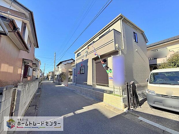 【現地外観写真】資料請求やご見学は即日対応可能♪陽当りや通風など住みやすさの工夫が満載。資料に載っていない街並みや周辺環境は、ぜひ現地で実際にお確かめください。