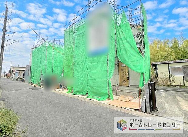 【現地外観写真】資料請求やご見学は即日対応可能♪陽当りや通風など住みやすさの工夫が満載。資料に載っていない街並みや周辺環境は、ぜひ現地で実際にお確かめください。