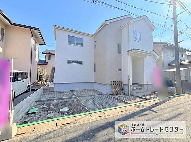 【現地外観写真】資料請求やご見学は即日対応可能♪陽当りや通風など住みやすさの工夫が満載。資料に載っていない街並みや周辺環境は、ぜひ現地で実際にお確かめください。