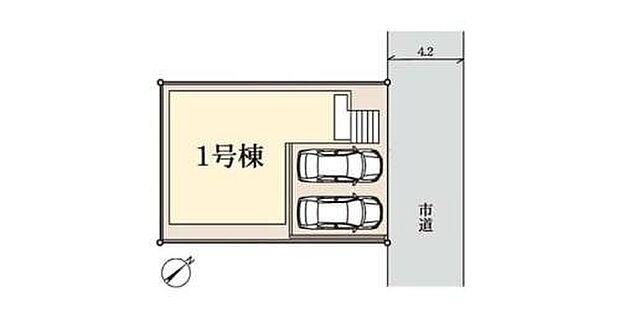 【区画図】◆大袋駅まで徒歩17分◆北越谷駅まで停歩4分でバスも利用できます
◆大沢北小学校まで徒歩7分◆新栄中学校まで徒歩15分
◆敷地内に駐車スペース並列2台分
◆買い物施設が徒歩圏内の好立地です