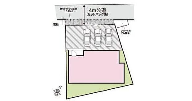 【区画図】◆敷地広々46.1坪◆並列３台駐車可♪
◆和戸駅まで徒歩5分
◆須賀小学校まで徒歩13分◆須賀中学校まで徒歩10分
◆買い物施設が徒歩圏内の好立地♪ぜひ現地でご覧ください