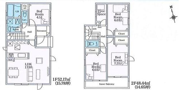 (1号棟)、価格2980万円、4LDK+S、土地面積139.01m2、建物面積100.61m2

