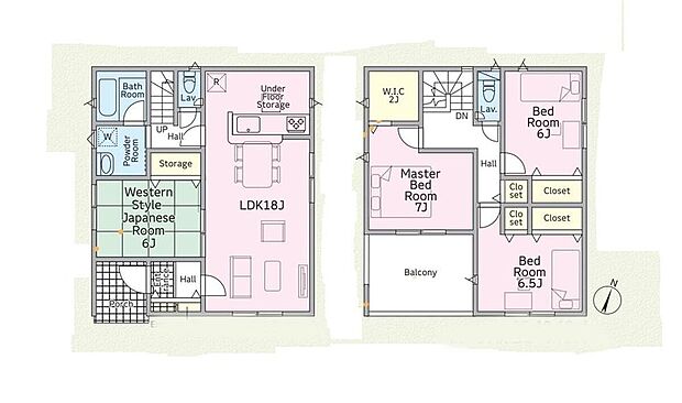 (2号棟)、価格2380万円、4LDK、土地面積199.6m2、建物面積103.68m2