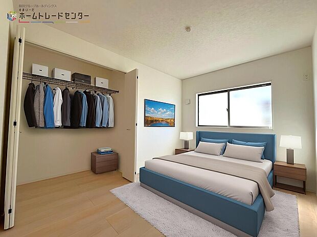 【リビング以外の居室】※配置されている家具、家電、小物はCGによるイメージ画像ですので現状とは異なります