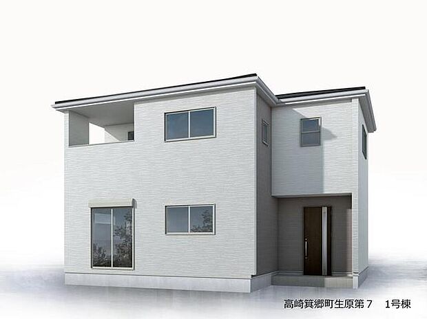 【完成予想図(外観)】(1号棟)