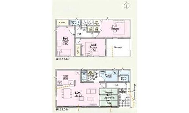 【4LDK】全室南向き♪明るく開放的なLDK♪
人気の対面式キッチンは料理をしながらご家族とコミュニケーションが取れます！
