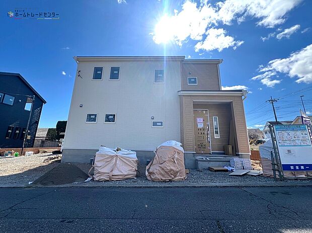 【現地外観写真】1号棟◆現地（2026年2月）撮影　閑静な住宅街に位置したお家です。お子様をのびのびと育てることができます。