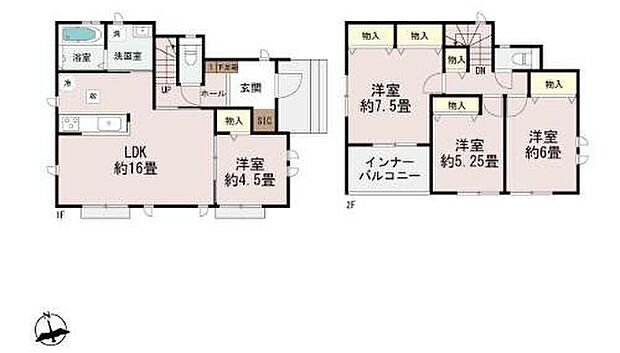 【4LDK】人気の対面式キッチン♪
料理をしながらご家族とコミュニケーションが取れます!