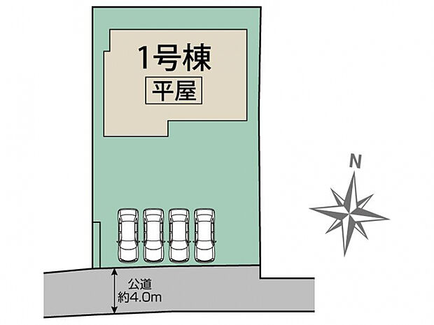 本庄市前原2丁目1棟 区画図