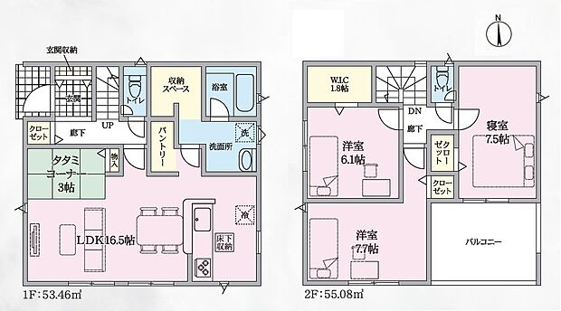 1号棟間取り
