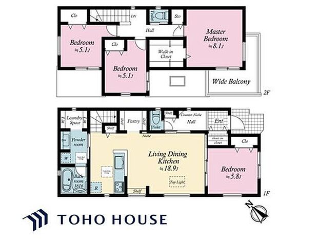 8990万円、4LDK、土地面積125.68m2、建物面積107.13m2