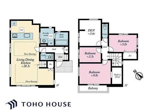 5388万円、3LDK+S(納戸)、土地面積100.03m2、建物面積96.43m2