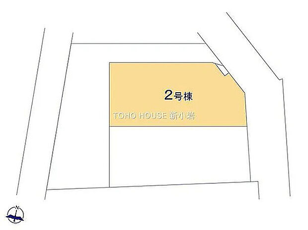 【全体区画図】カースペース有り！
敷地内に駐車スペースがあることで、防犯面でも安心です。