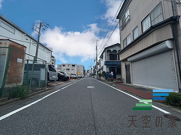 【現地写真】前面道路です。