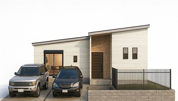 【平屋プラン:イメージパース】建物面積92.47m2 建物価格1999万円