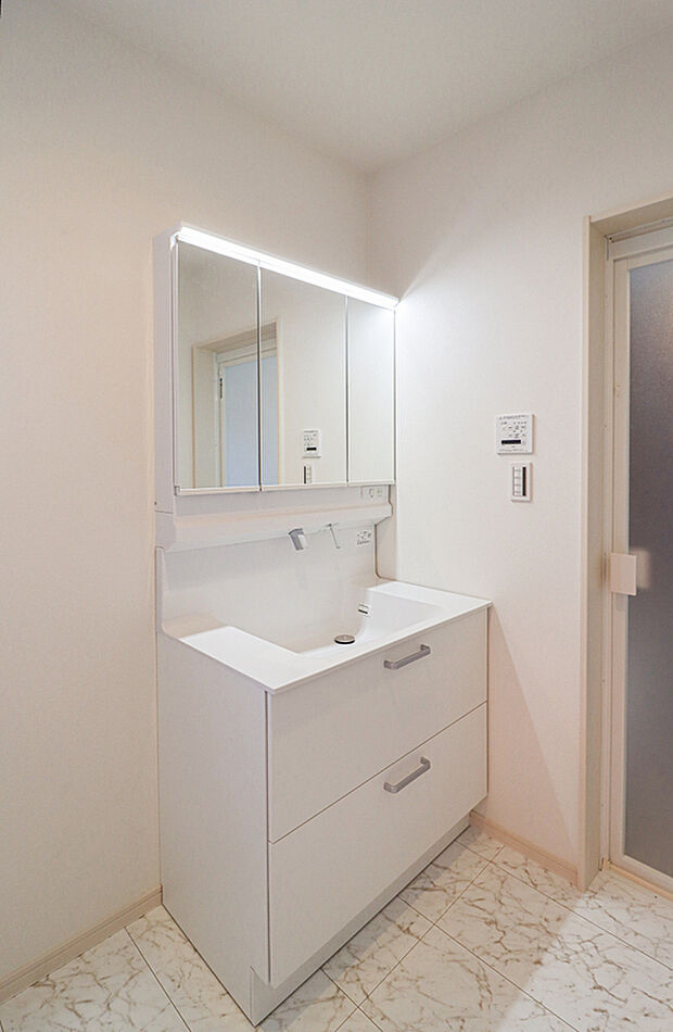 【【洗面化粧台】】■ミラーキャビネット付