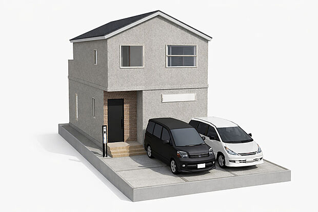 【【外観イメージパース】】流行に左右されず、将来にわたって価値が継続する「上質」な佇まい。おしゃれな雰囲気や自然の潤い、親しみやすさといった暮らしを豊かにしてくれる住空間です。