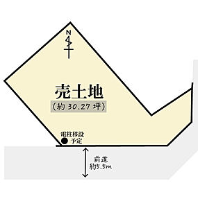 仮測量面積：100.07ｍ２ 